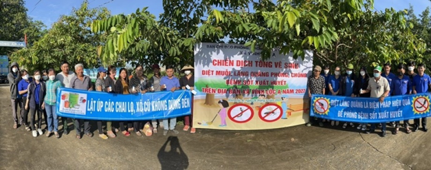 Dọn dẹp phòng chống sốt xuất huyết