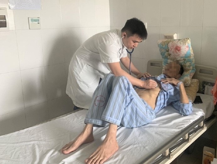 Bệnh nhân ung thư gan điều trị tại Bệnh viện Bệnh Nhiệt đới Trung ương