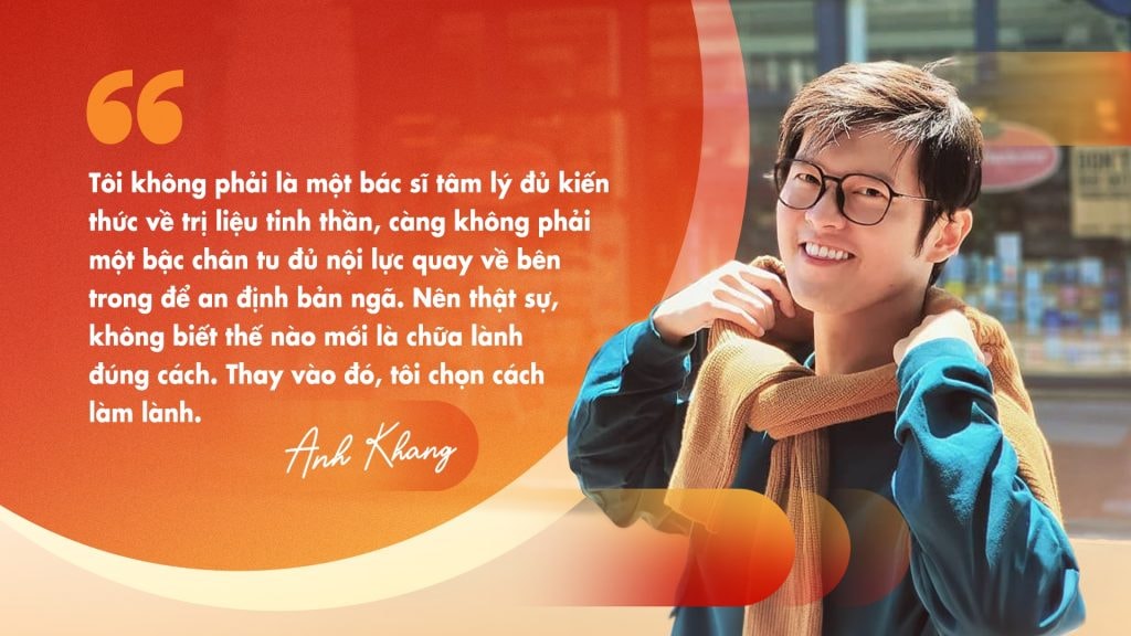 Nhà văn Anh Khang chọn cách làm lành