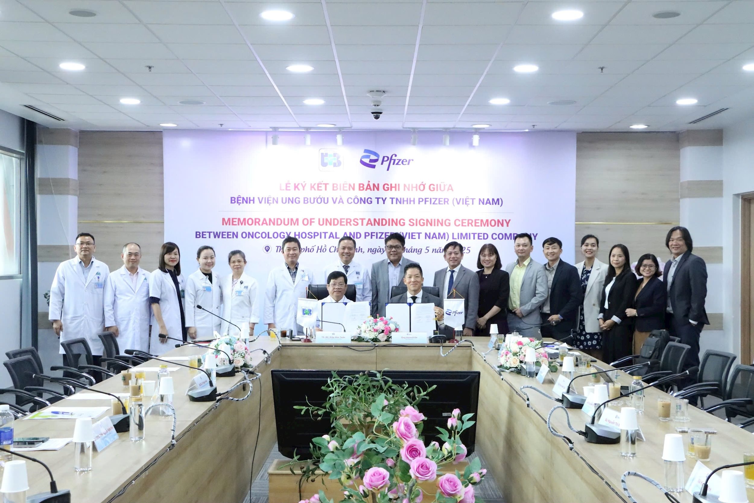 Lễ ký kết Biên bản ghi nhớ tại Bệnh viện Ung Bướu TP. Hồ Chí Minh