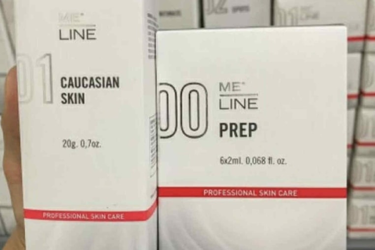 Sản phẩm ME LINE 01 CAUCASIAN SKIN (số tiếp nhận: 243285/24/CBMP-QLD cấp ngày 11/7/2024) do Công ty TNHH Dược phẩm Toàn Cầu Đông Nam phân phối bị thu hồi - Ảnh chụp màn hình (Nguồn: Báo Sức Khỏe & Đời Sống)
