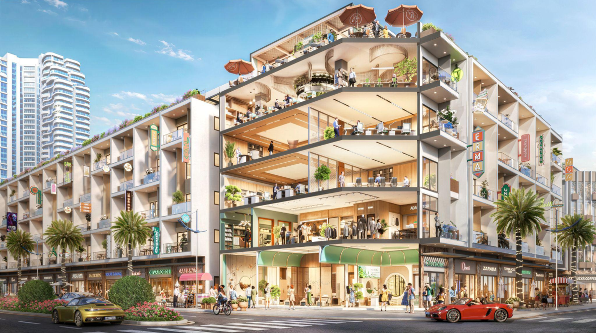 EdiGrand là dòng sản phẩm cao cấp kết hợp hài hòa giữa lưu trú và thương mại.