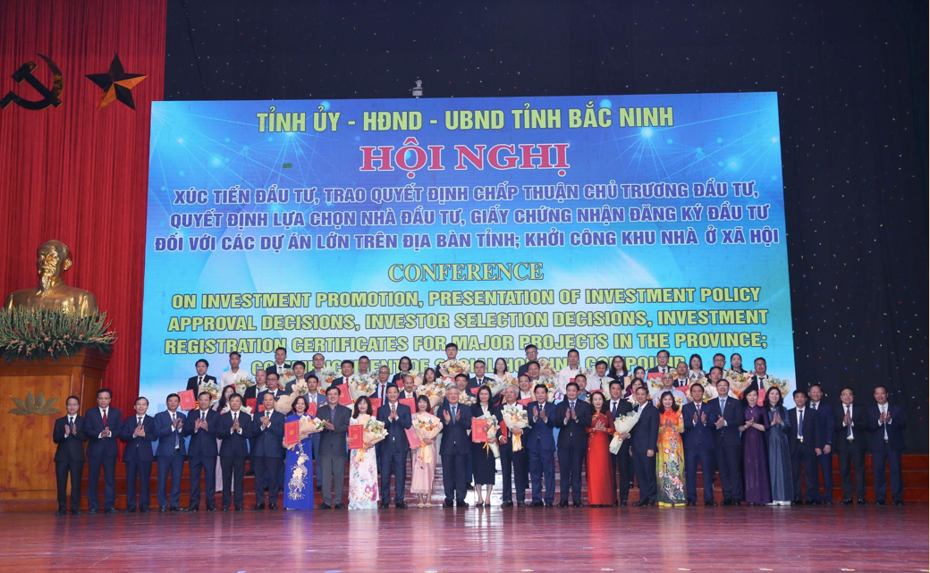 Các đại biểu, nhà đầu tư tham dự Hội nghị xúc tiến đầu tư tỉnh Bắc Ninh.