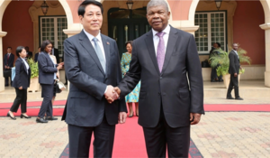 Lễ đón Chủ tịch nước Lương Cường thăm cấp Nhà nước Cộng hoà Angola