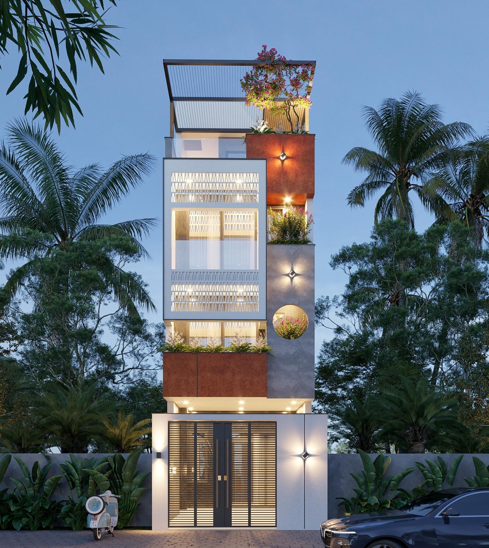 Thiết kế đơn giản giúp tiết kiệm chi phí. (Ảnh: SBS House)