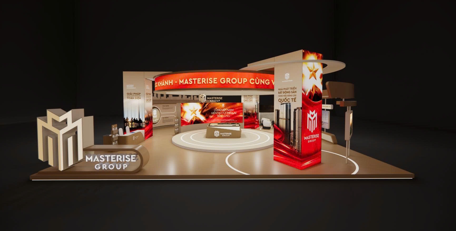 Masterise Group là một trong 20 doanh nghiệp tư nhân tiêu biểu được lựa chọn để góp mặt tại Triển lãm Thành tựu Đất nước 2025. (Ảnh: Masterise Group)