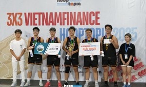 Sôi động giải bóng rổ học đường 3X3 HoopTopia 2025