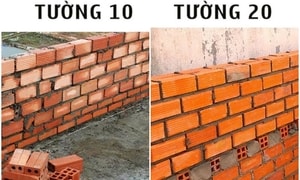 Nhà cấp 4 nên xây tường 10 hay tường 20? 