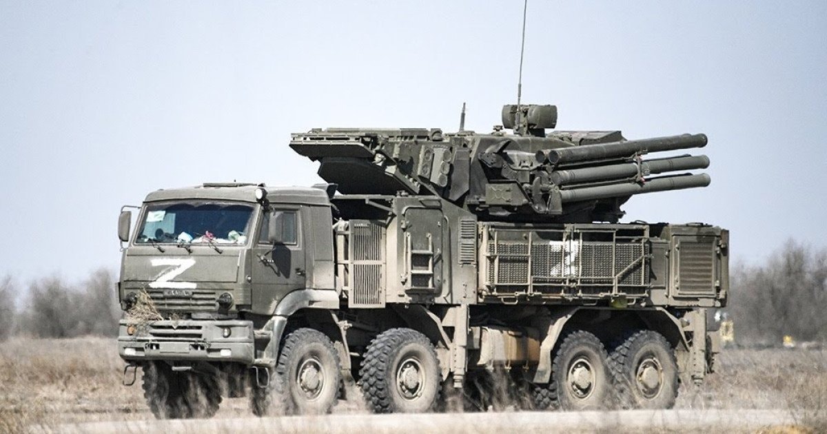 Xe chiến đấu phòng không Pantsir. Ảnh UNITED24