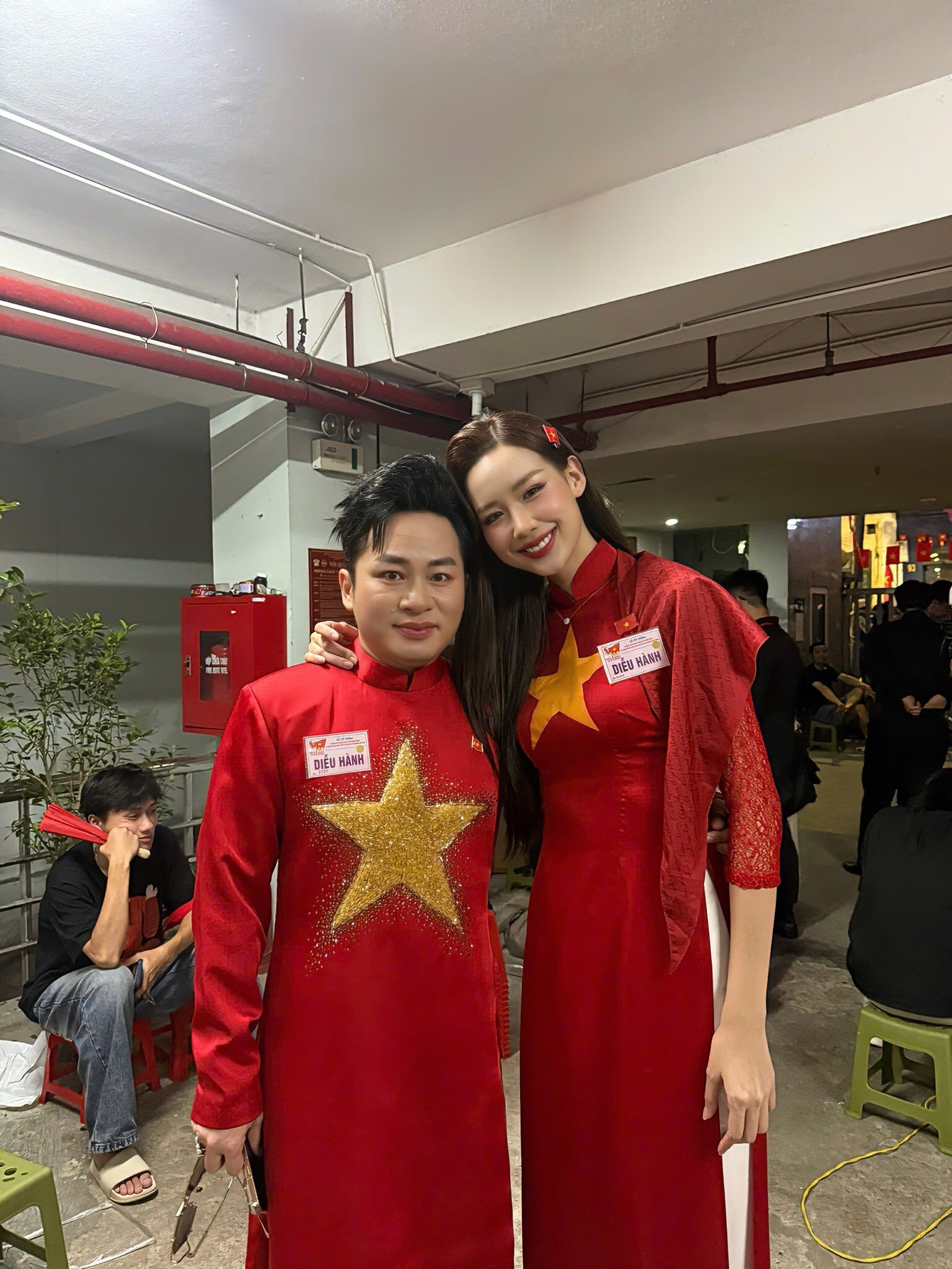 Có mặt trong đội hình diễu hành là niềm vinh dự lớn lao đối với hàng trăm nghệ sĩ. Họ đều chung một cảm xúc xúc động, tự hào và khẳng định rằng không có gì quan trọng hơn nhiệm vụ Tổ quốc giao phó.