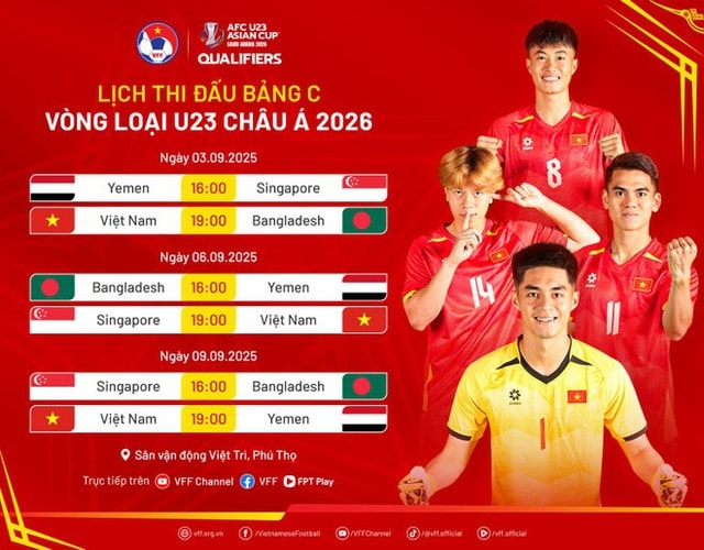 Lịch thi đấu bóng đá hôm nay ngày 3/9: U23 Việt Nam đấu Bangladesh- Ảnh 2.