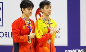 'Thần đồng bơi lội' Trần Hưng Nguyên phá kỷ lục SEA Games, giành HCV thứ hai