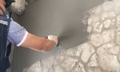 Cách chống thấm tường ngoài trời bằng xi măng 
