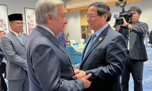 Thủ tướng Phạm Minh Chính gặp Tổng Thư ký Liên hợp quốc Antonio Guterres