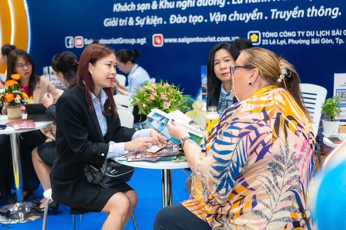 Saigontourist Group tự hào là “Nhà tài trợ Kim Cương”, áp dụng loạt ưu đãi du lịch tại ITE HCMC 2025- Ảnh 3. Saigontourist Group tự hào là “Nhà tài trợ Kim Cương”, áp dụng loạt ưu đãi du lịch tại ITE HCMC 2025- Ảnh 3.