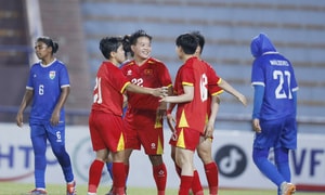 Huỳnh Như đá hỏng phạt đền, tuyển nữ Việt Nam vẫn thắng đậm