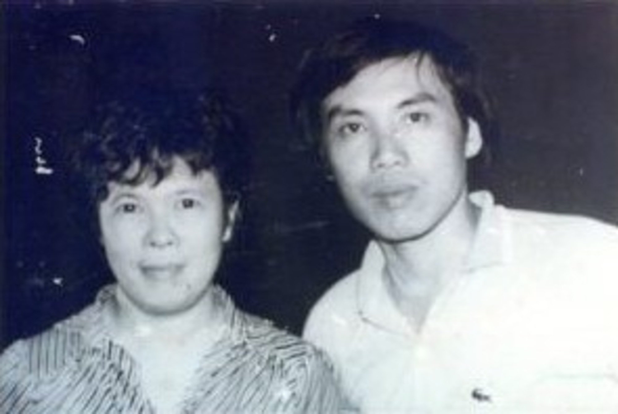 NSND Phạm Thị Thành và nhà viết kịch Lưu Quang Vũ.