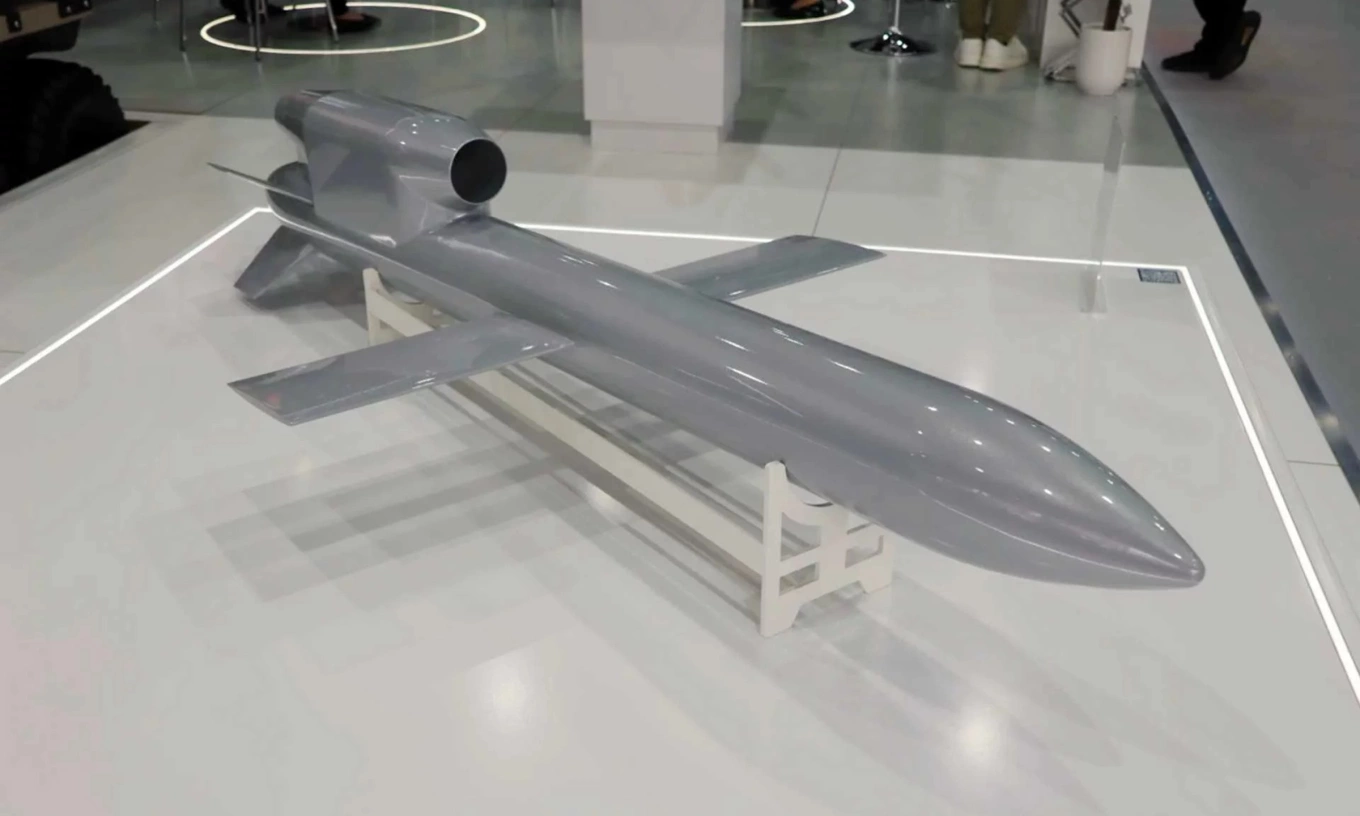 Mô hình tên lửa FP-5 tại triển lãm IDEX 2025 hồi tháng 2. (Ảnh: Army Recognition)