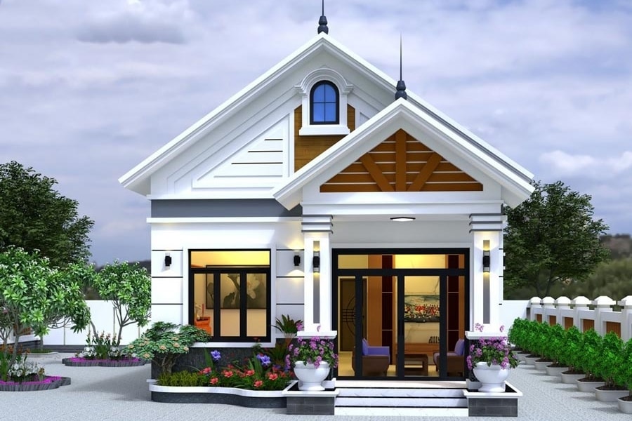 Nhà cấp 4 vẫn cần nền móng vững chắc. (Ảnh: Durafle)