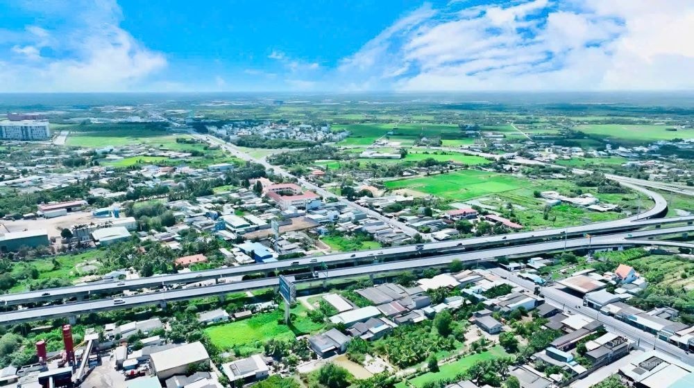 Vành đai 4 nhập vào Đường tỉnh 830 kết nối thẳng tới TP.HCM (Ảnh: Báo Long An)