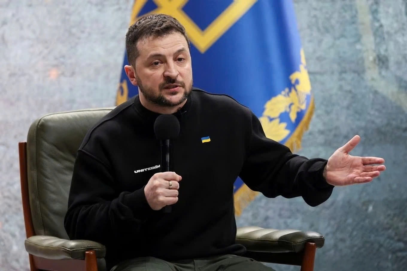 Tổng thống Ukraine Volodymyr Zelensky. (Ảnh: Reuters)
