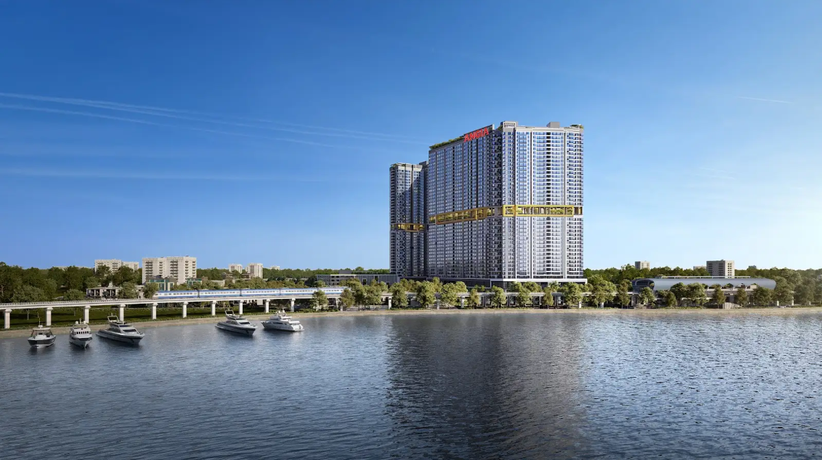 Tháp Gió Đông sở hữu tầm nhìn hướng sông 270 độ