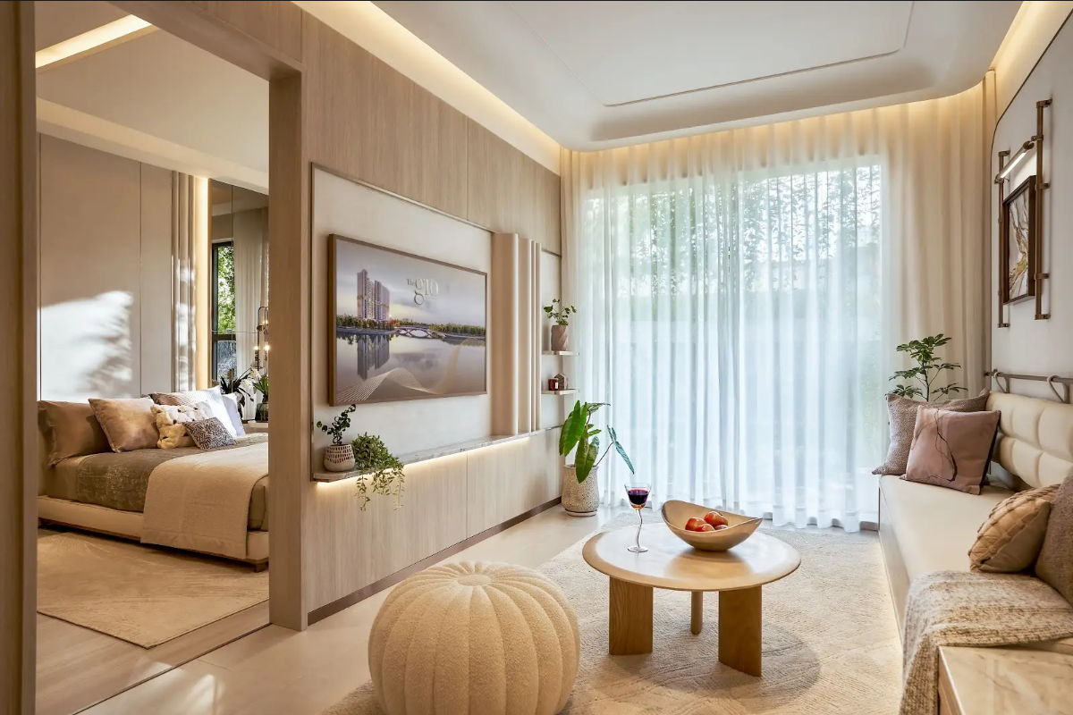 Không gian sống tại căn hộ tháp Gió Đông, diện tích 65m2