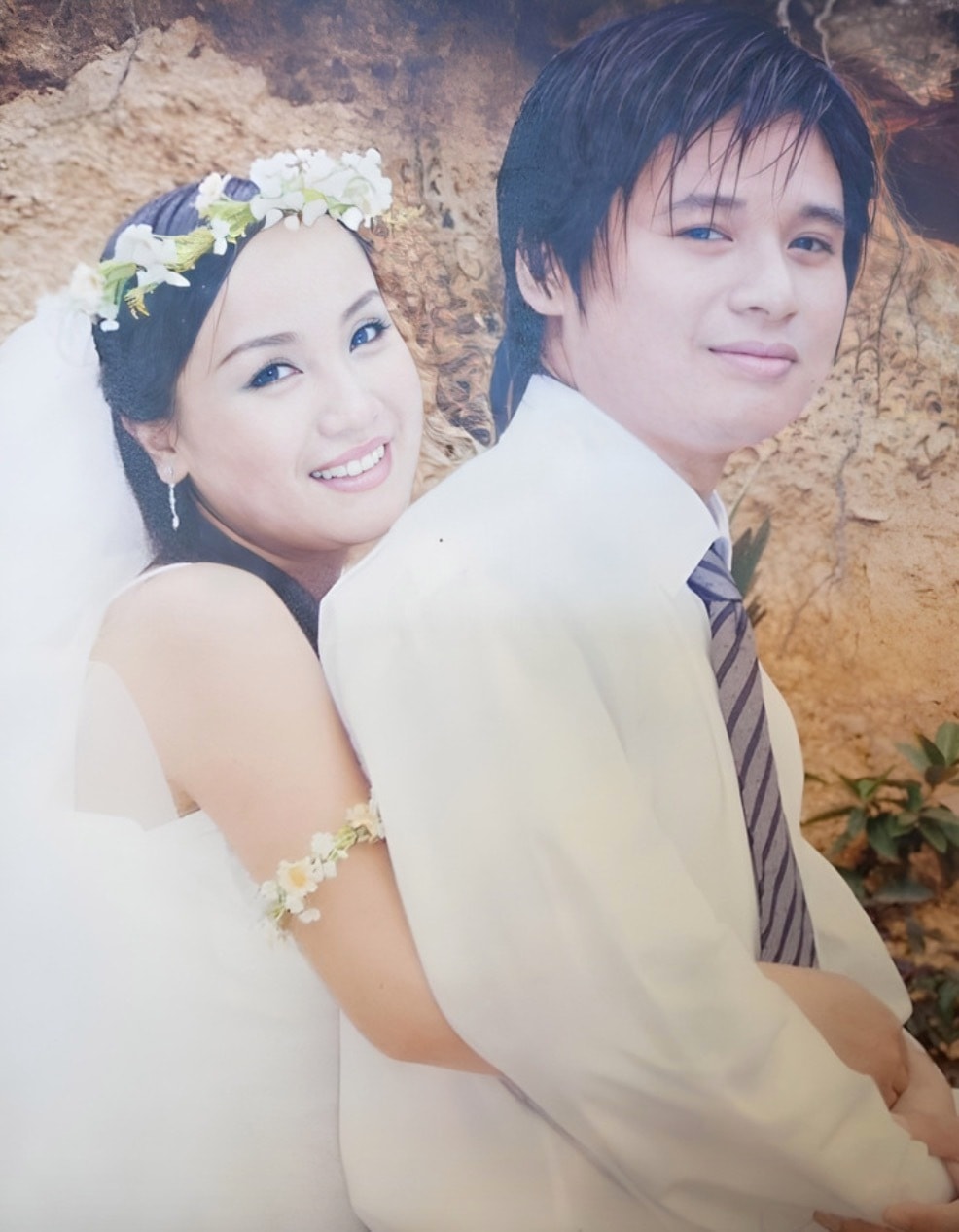 Thu Huyền - Tấn Minh kết hôn năm 2004.
