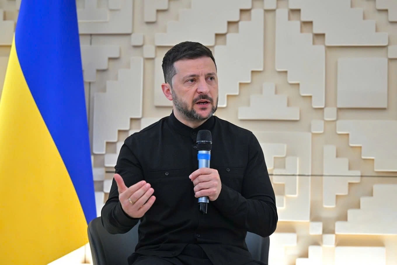 Tổng thống Ukraine Volodymyr Zelensky. (Ảnh: Anadolu)