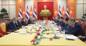 Tổng Bí thư Tô Lâm hội đàm với Bí thư thứ nhất, Chủ tịch nước Cộng hòa Cuba