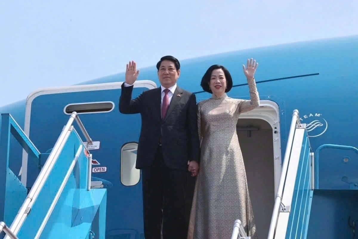 Chủ tịch nước Lương Cường và Phu nhân.