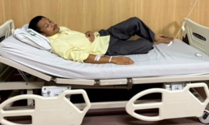 Diễn viên Phương Nam vai Tạ phim 'Mưa đỏ' nhập viện