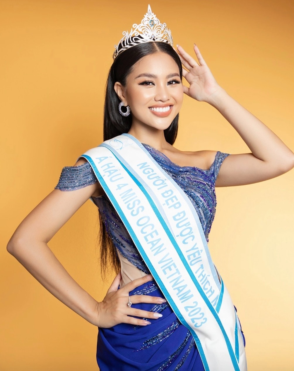 MC Giang Thái giành Á hậu 4 Hoa hậu Đại dương Việt Nam 2023.