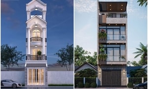 Mẫu nhà phố 4 tầng hiện đại, phổ biến nhất hiện nay 