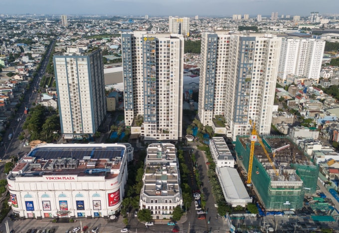 Bất động sản khu đông TP HCM, thuộc phường Dĩ An (tỉnh Bình Dương cũ) với các chung cư, nhà phố, đất nền, tháng 7/2025. Ảnh: Quỳnh Trần