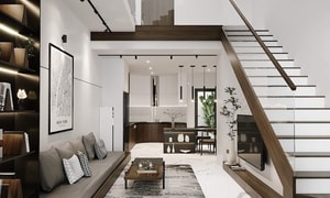 Kích thước diện tích cầu thang bao nhiêu là hợp lý?