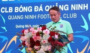 CLB Quảng Ninh đặt mục tiêu lên hạng Nhất