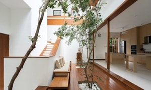 Có nên thiết kế giếng trời trên cầu thang?