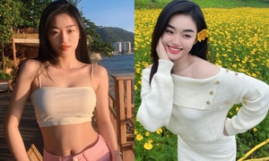 Nhan sắc đời thường ít phấn son của tân Miss Grand Vietnam 2025
