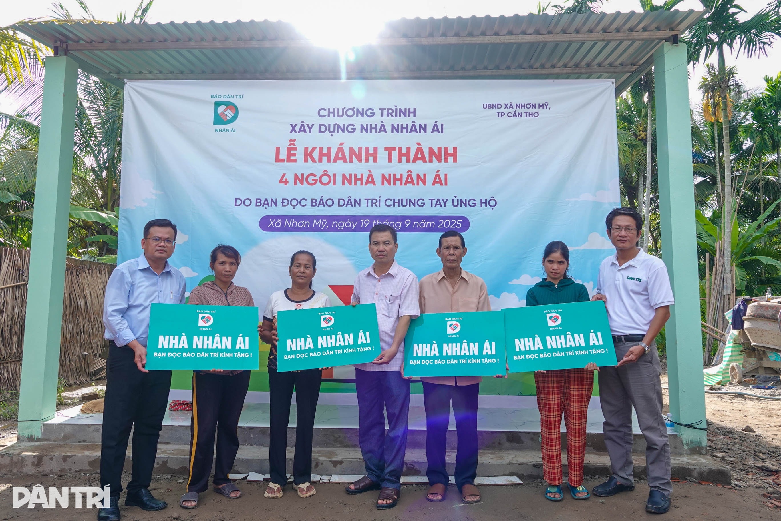 Khánh thành 4 ngôi nhà Nhân ái ở ĐBSCL, giúp hộ nghèo vượt lên khó khăn - 1