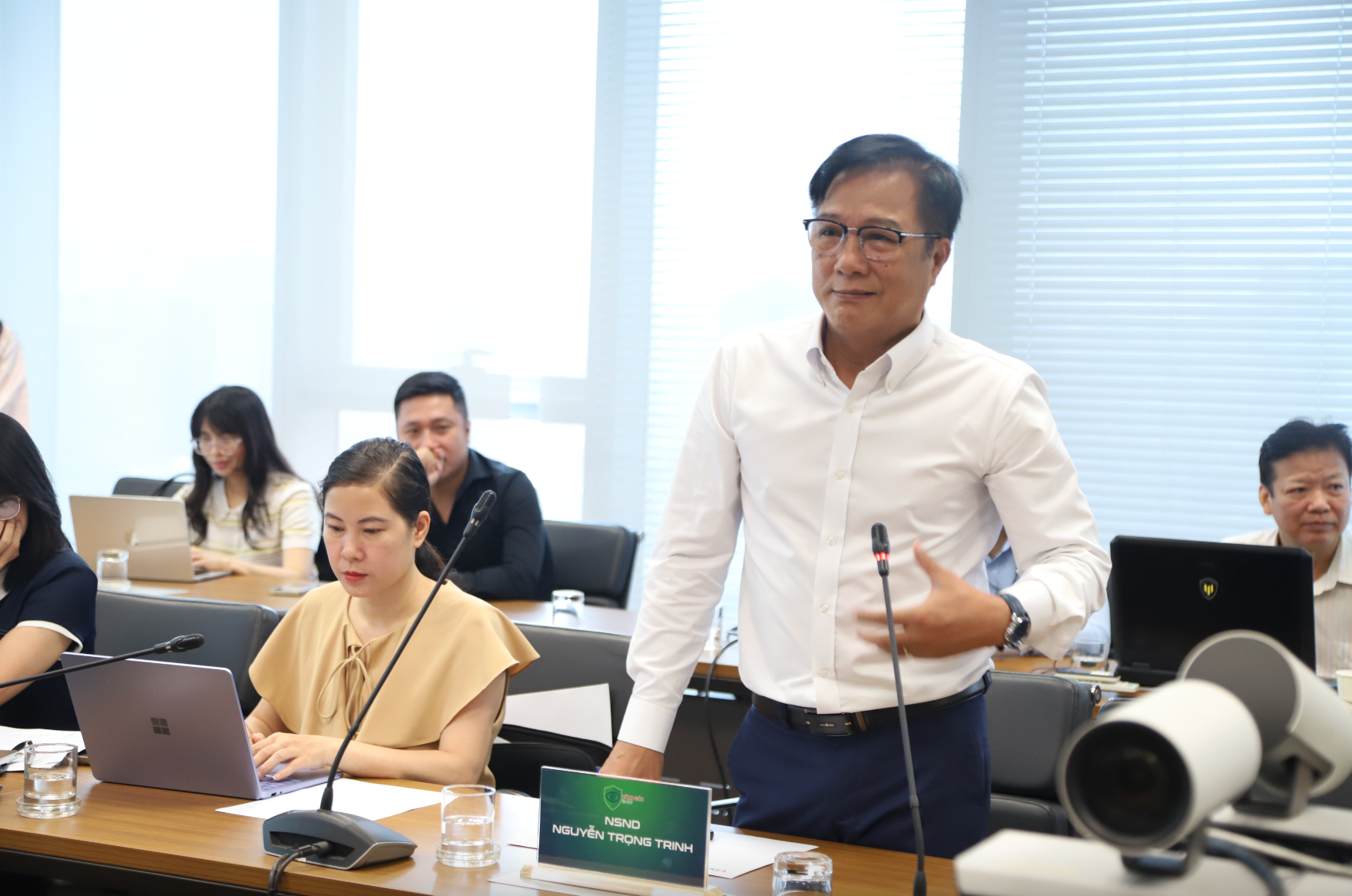 NSND Trọng Trinh bất ngờ đảm nhận vai trò mới trong chương trình cảnh giác lừa đảo- Ảnh 3.