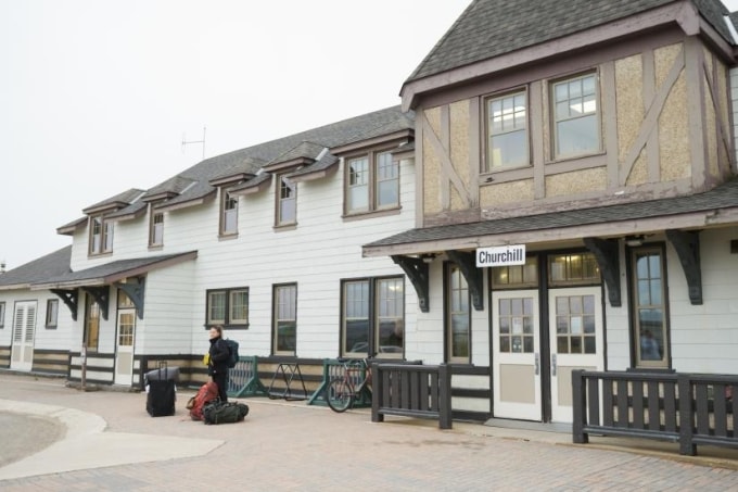 Một góc phố ở thị trấn Churchill. Ảnh: Travel Manitoba