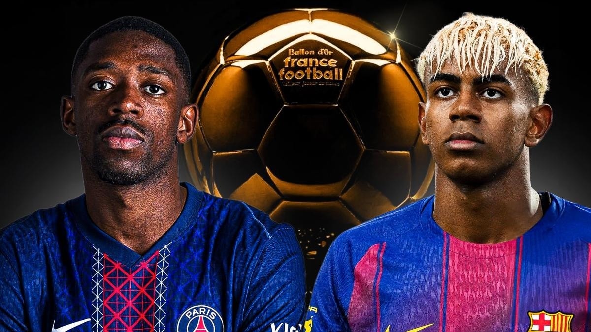Dembele và Yamal cạnh tranh Quả bóng vàng.