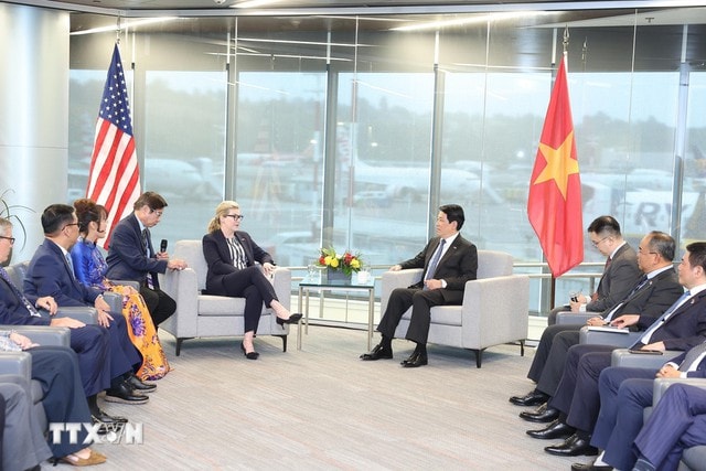 Chủ tịch nước chứng kiến Vietjet nhận bàn giao máy bay Boeing đầu tiên trong đơn hàng 200 chiếc- Ảnh 7.