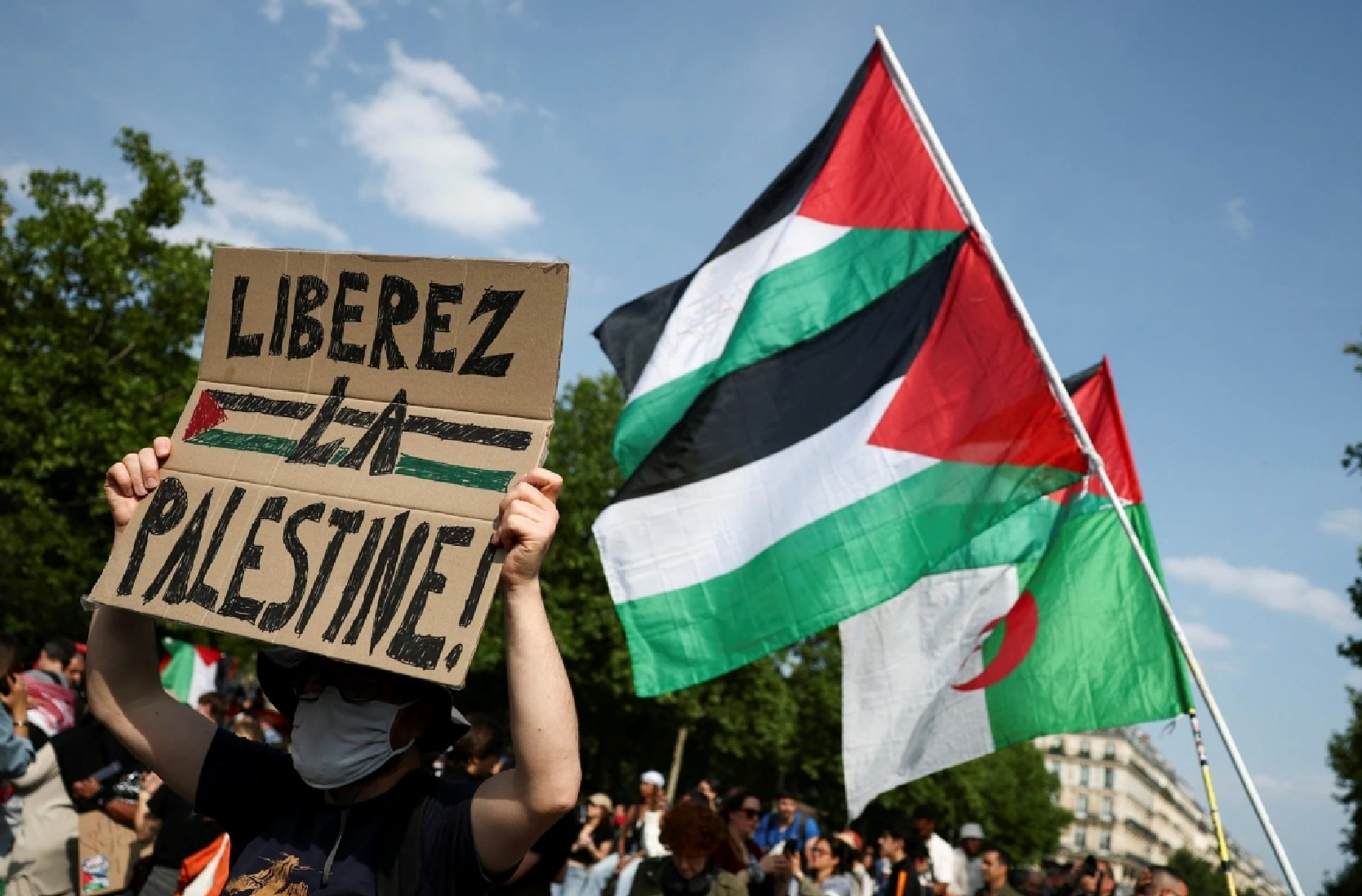 Giải pháp hai nhà nước cho Israel và Palestine đang được nhiều quốc gai ủng hộ. (Ảnh: Reuters)