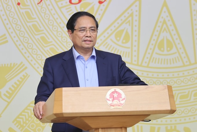 Thủ tướng chủ trì phiên họp 14 Ban Chỉ đạo chống khai thác hải sản bất hợp pháp, không báo cáo và không theo quy định. Ảnh: VGP