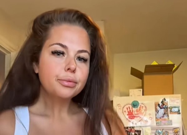 Daisy Grace trong một video TikTok. Ảnh chụp màn hình