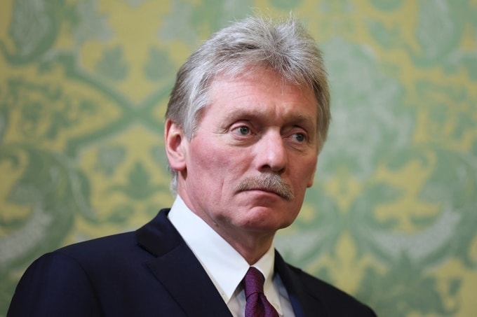Phát ngôn viên Dmitry Peskov tại một cuộc họp ở Moskva hồi tháng 12/2023. Ảnh: AFP