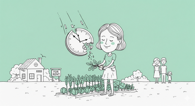 Vui vẻ khi thất nghiệp ở tuổi 42