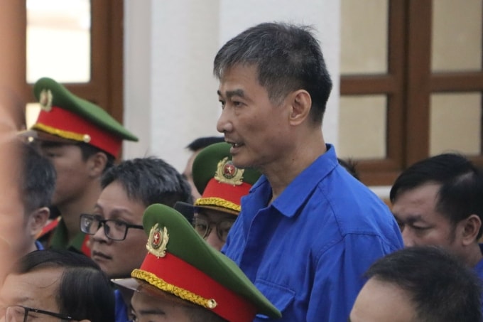 Bị cáo Huỳnh Tuấn Ân, Chủ tịch HĐQT kiêm TGĐ Công ty Tập đoàn Tuấn Ân. Ảnh: Khải Nguyên